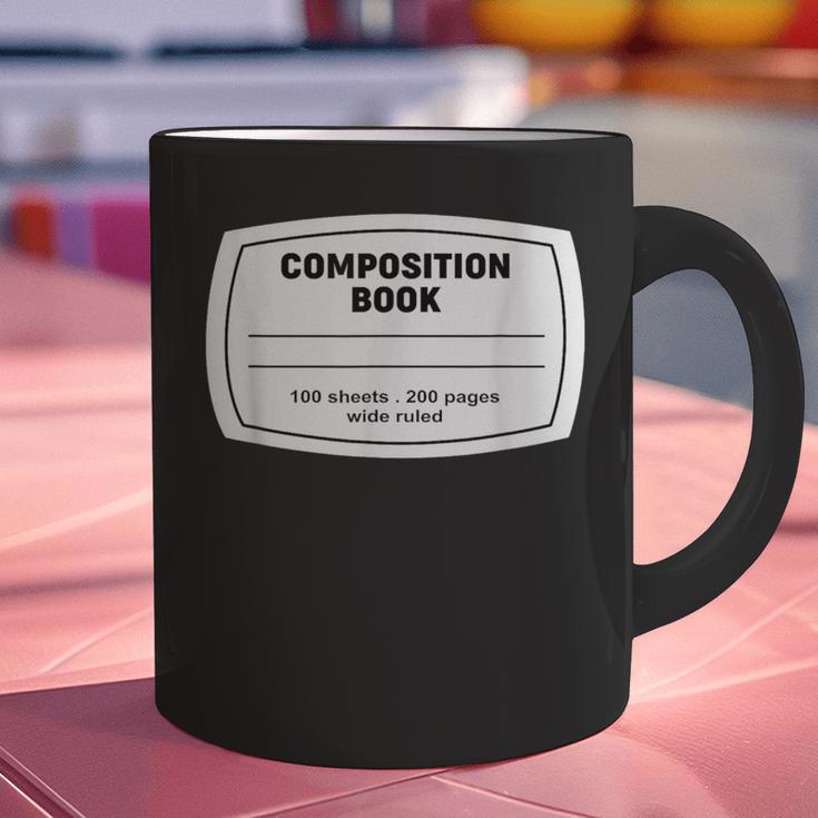 Composition Notebook Halloween Costume Teacher Student Graphic Print Coffee Mug, gift for family, gift for coworker Composition Notebook Halloween Costume Teacher Student Graphic Print Coffee Mug, gift for family, gift for coworker