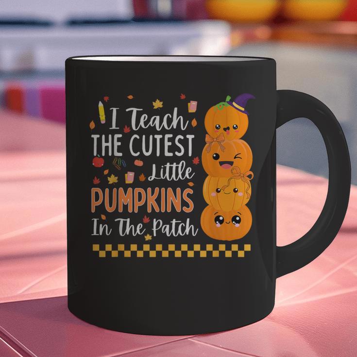 Cute Teacher Halloween For Women Men Teacher Pumpkin Graphic Print Coffee Mug, gift for family, gift for coworker