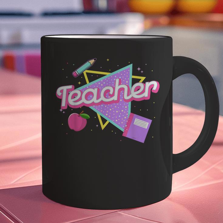 Cute Teacher Shirt 80's 90's Style Retro Old School Teacher For Men Women Graphic Print Coffee Mug, gift for family, gift for coworker Cute Teacher Shirt 80's 90's Style Retro Old School Teacher For Men Women Graphic Print Coffee Mug, gift for family, gift for coworker