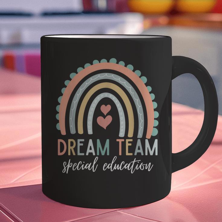 Dream Team Special Education Teacher ED SPED Squad Rainbow Graphic Print Coffee Mug, gift for family, gift for coworker Dream Team Special Education Teacher ED SPED Squad Rainbow Graphic Print Coffee Mug, gift for family, gift for coworker