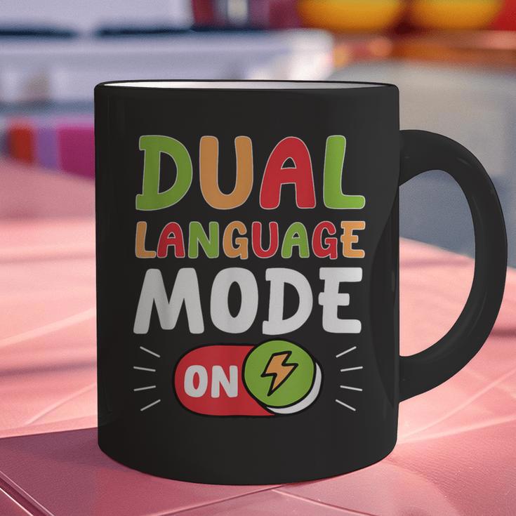 Dual Language Teacher Bilingual Teacher Graphic Print Coffee Mug, gift for family, gift for coworker Dual Language Teacher Bilingual Teacher Graphic Print Coffee Mug, gift for family, gift for coworker