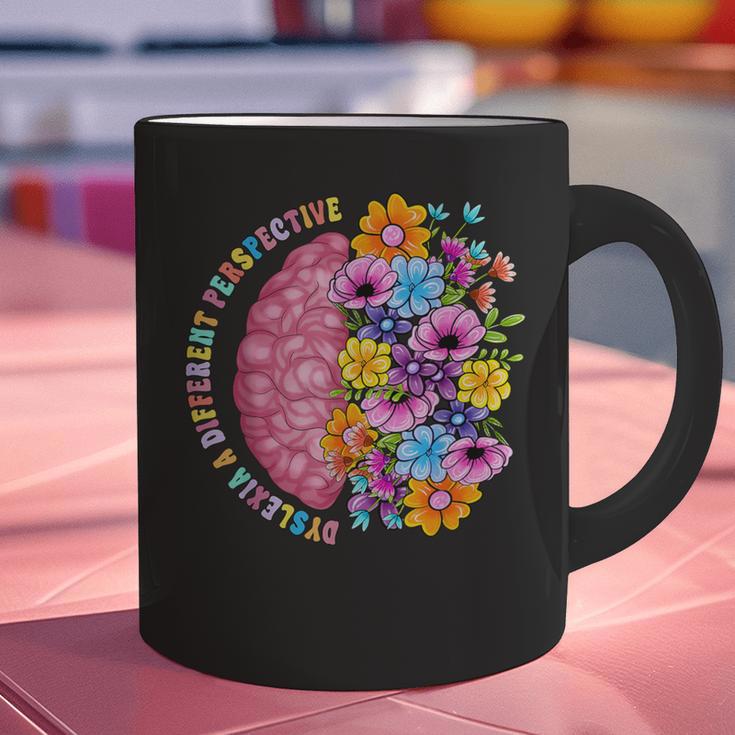 Dyslexia Different Perspective Reading Brain Floral Teacher Graphic Print Coffee Mug, gift for family, gift for coworker Dyslexia Different Perspective Reading Brain Floral Teacher Graphic Print Coffee Mug, gift for family, gift for coworker