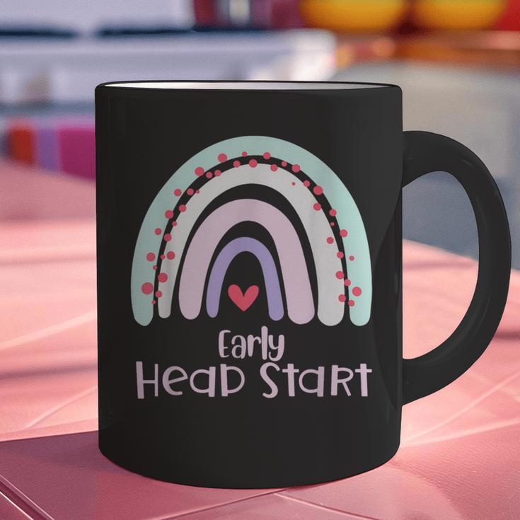 Early Headstart Cute Retro Rainbow Teachers Graphic Print Coffee Mug, gift for family, gift for coworker Early Headstart Cute Retro Rainbow Teachers Graphic Print Coffee Mug, gift for family, gift for coworker