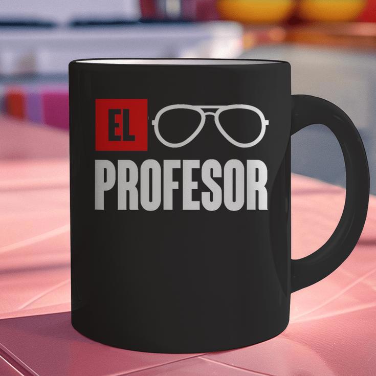 El Professor Money Costume Profesor Glasses Men Teacher Gift Graphic Print Coffee Mug, gift for family, gift for coworker El Professor Money Costume Profesor Glasses Men Teacher Gift Graphic Print Coffee Mug, gift for family, gift for coworker