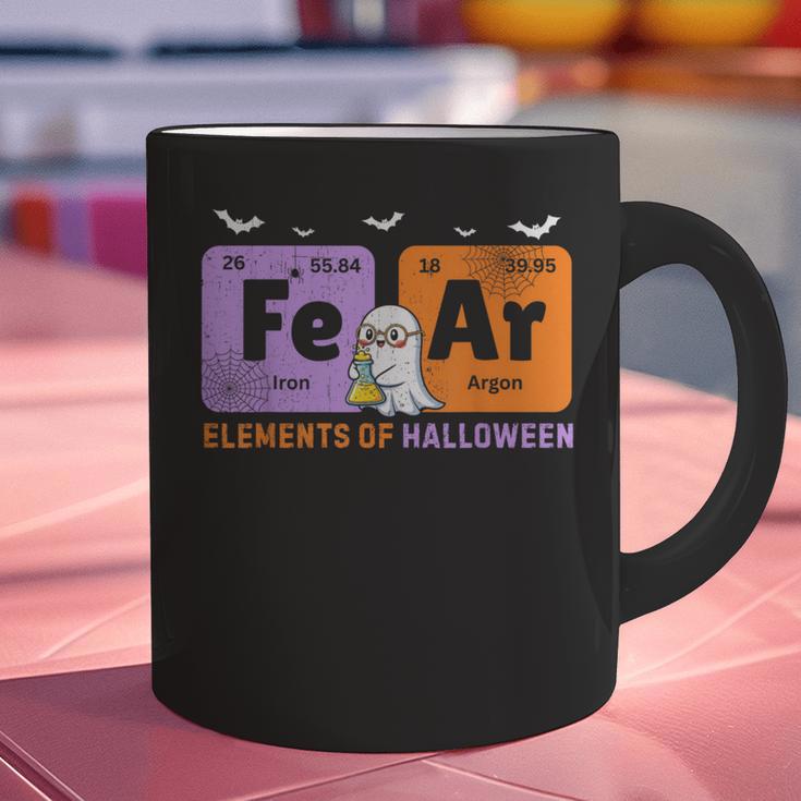 Elements Of Halloween Fear Periodically Chemistry Teacher Graphic Print Coffee Mug, gift for family, gift for coworker Elements Of Halloween Fear Periodically Chemistry Teacher Graphic Print Coffee Mug, gift for family, gift for coworker