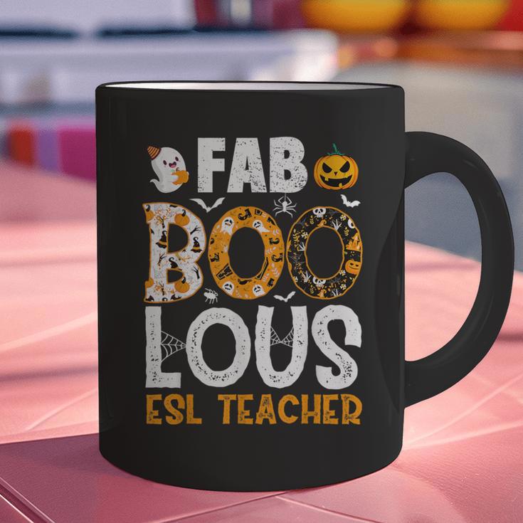 Faboolous ESL ESOL Teacher Spooky Teacher Halloween Costume For Men Women Graphic Print Coffee Mug, Esl Teacher Mugs, gift for family, gift for coworker Faboolous ESL ESOL Teacher Spooky Teacher Halloween Costume For Men Women Graphic Print Coffee Mug, Esl Teacher Mugs, gift for family, gift for coworker