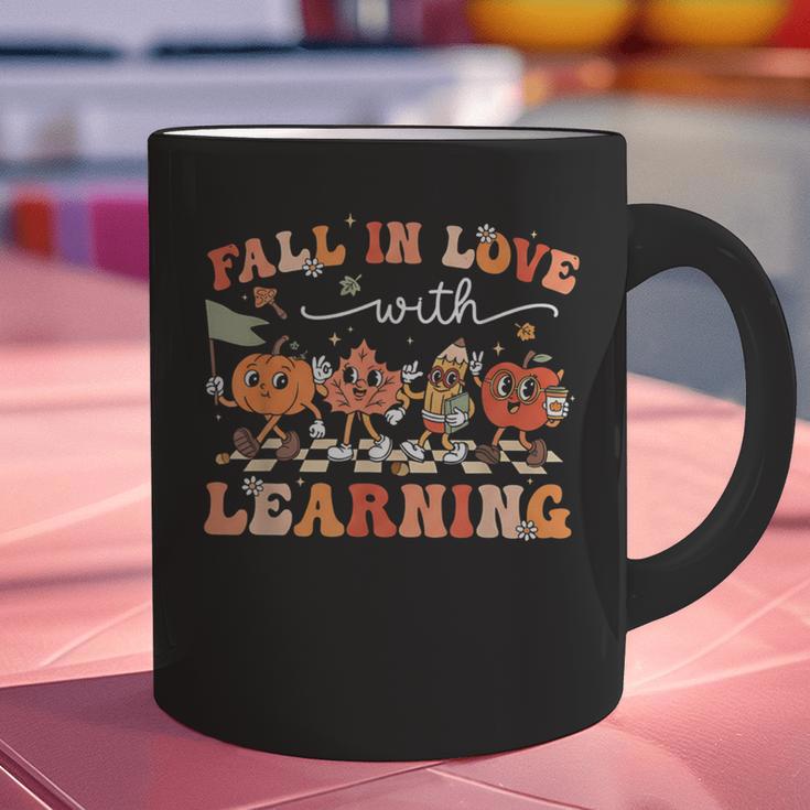 Fall In Love With Learning Autumn Teacher Thanksgiving Graphic Print Coffee Mug, gift for family, gift for coworker Fall In Love With Learning Autumn Teacher Thanksgiving Graphic Print Coffee Mug, gift for family, gift for coworker