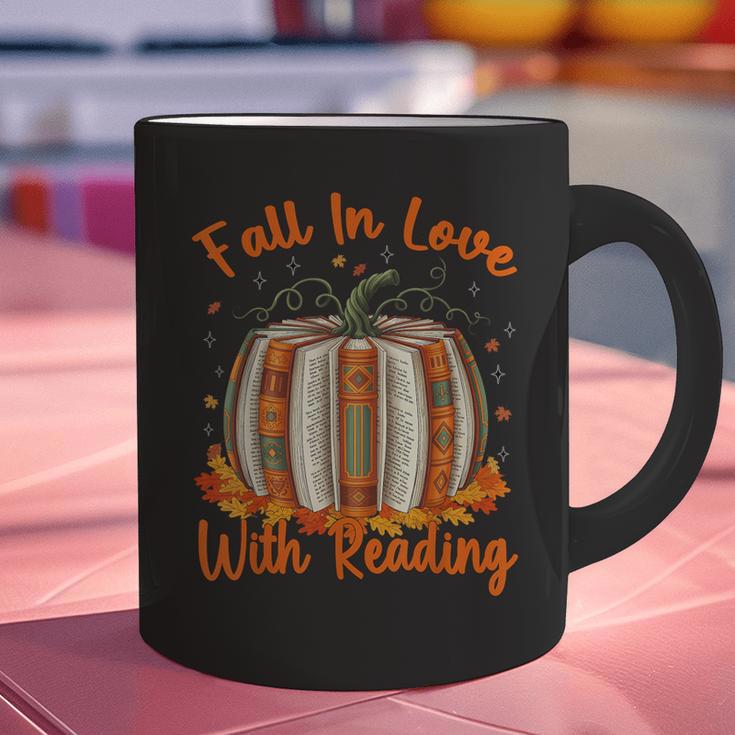 Fall In Love With Reading Pumpkin Autumn Librarians Teacher Graphic Print Coffee Mug, gift for family, gift for coworker Fall In Love With Reading Pumpkin Autumn Librarians Teacher Graphic Print Coffee Mug, gift for family, gift for coworker