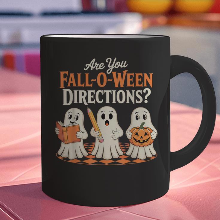 Are You Fall O Ween DirectionsRetro Teacher Halloween Ghost Graphic Print Coffee Mug, gift for family, gift for coworker Are You Fall O Ween DirectionsRetro Teacher Halloween Ghost Graphic Print Coffee Mug, gift for family, gift for coworker