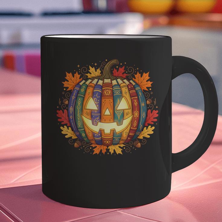 Fall Pumpkin Book Lover Spooky Librarian Teacher Halloween Graphic Print Coffee Mug, gift for family, gift for coworker Fall Pumpkin Book Lover Spooky Librarian Teacher Halloween Graphic Print Coffee Mug, gift for family, gift for coworker