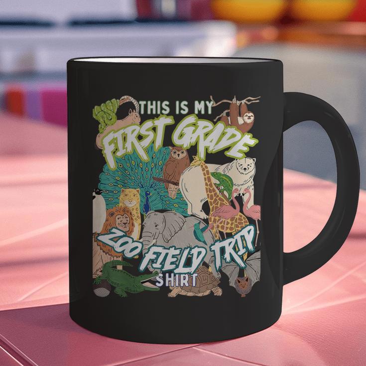 First Grade Zoo Field Trip Matching Student Teacher Class Graphic Print Coffee Mug, First Grade Teacher Mugs, gift for family, gift for coworker
