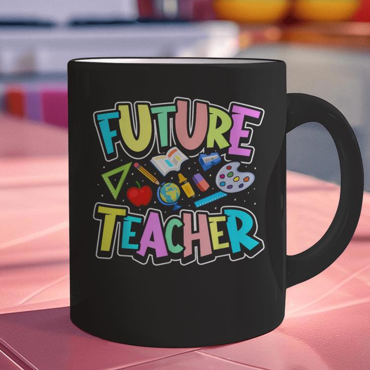 Future Teacher Kid's Career Graphic Print Coffee Mug, Future Teacher Mugs, gift for family, gift for coworker