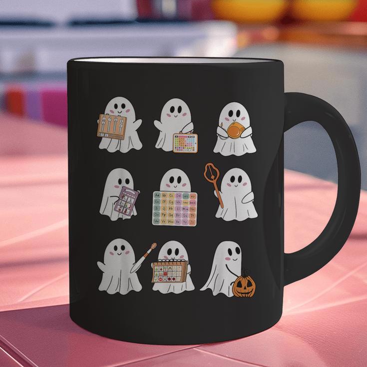 Ghost Speech Therapy Teacher Spooky Season Halloween Graphic Print Coffee Mug, gift for family, gift for coworker