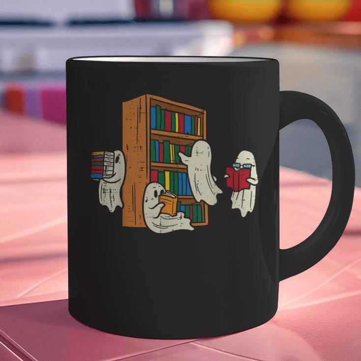 Ghosts Reading Books Teacher Halloween Librarian Boooks Graphic Print Coffee Mug, gift for family, gift for coworker Ghosts Reading Books Teacher Halloween Librarian Boooks Graphic Print Coffee Mug, gift for family, gift for coworker