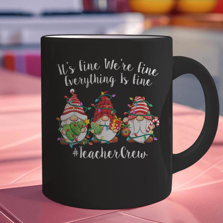 Gnome It's Fine I'm Fine Everything Is Fine Teacher Xmas Graphic Print Coffee Mug, gift for family, gift for coworker Gnome It's Fine I'm Fine Everything Is Fine Teacher Xmas Graphic Print Coffee Mug, gift for family, gift for coworker