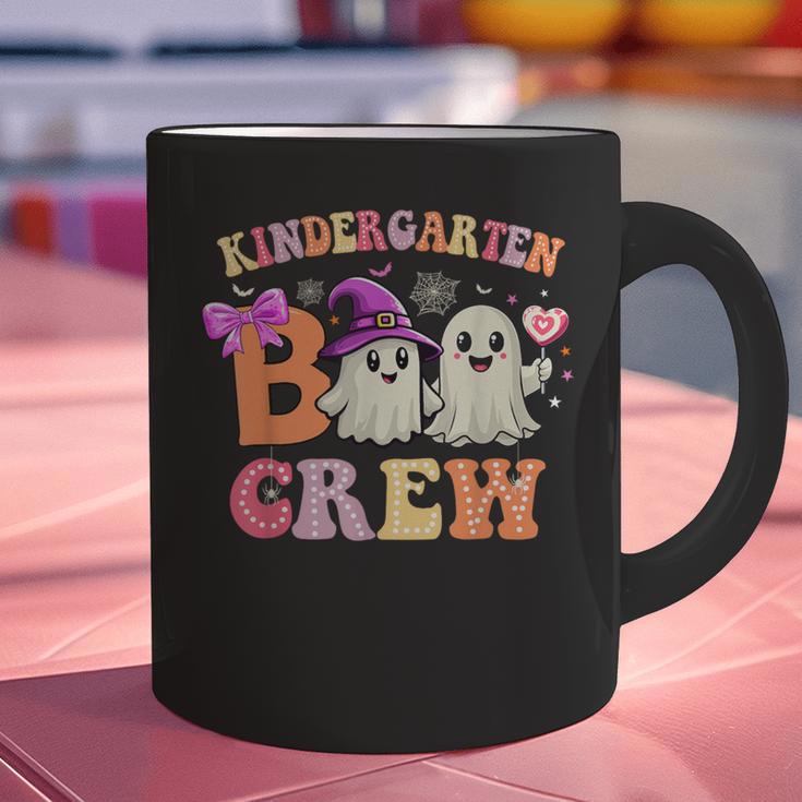 Groovy Kindergarten Boo Crew Kinder Halloween Teacher Kids Graphic Print Coffee Mug, Groovy Teacher Mugs, gift for family, gift for coworker Groovy Kindergarten Boo Crew Kinder Halloween Teacher Kids Graphic Print Coffee Mug, Groovy Teacher Mugs, gift for family, gift for coworker