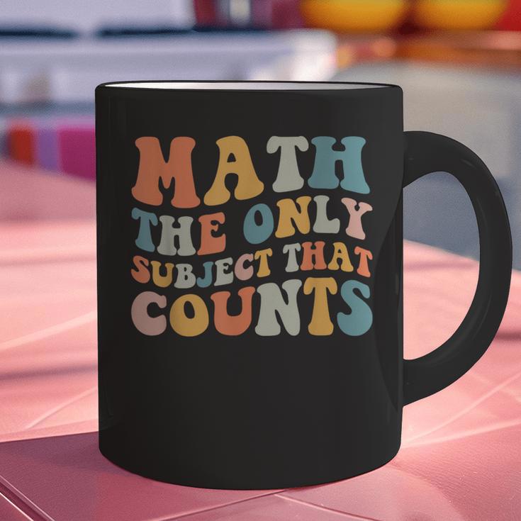 Groovy Math Is The Only Subject That Counts Math Teacher For Men Women Girls Kids Graphic Print Coffee Mug, Groovy Teacher Mugs, gift for family, gift for coworker Groovy Math Is The Only Subject That Counts Math Teacher For Men Women Girls Kids Graphic Print Coffee Mug, Groovy Teacher Mugs, gift for family, gift for coworker