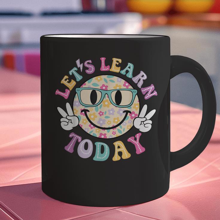 Groovy Retro Lets Learn Today Teacher Student Back To School Graphic Print Coffee Mug, Groovy Teacher Mugs, gift for family, gift for coworker Groovy Retro Lets Learn Today Teacher Student Back To School Graphic Print Coffee Mug, Groovy Teacher Mugs, gift for family, gift for coworker