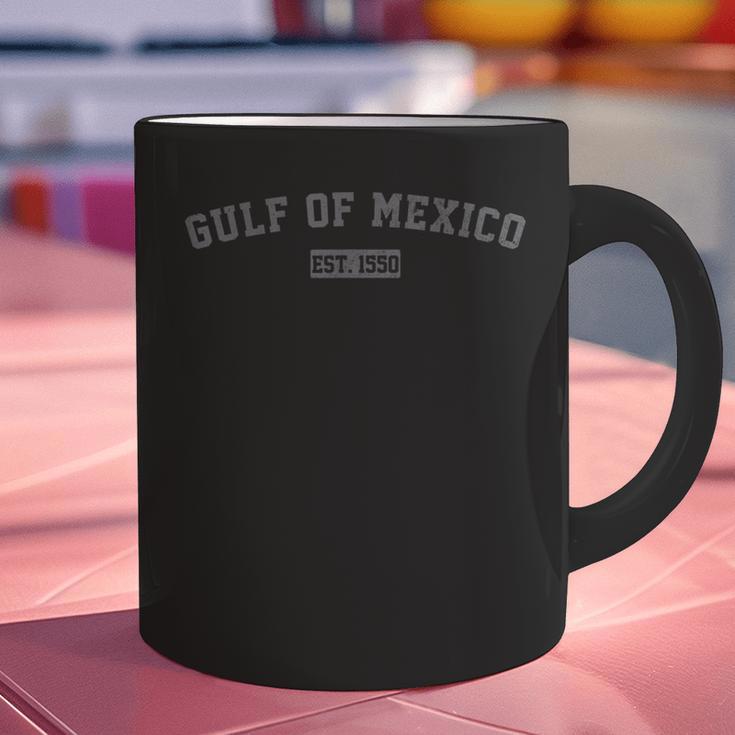 Gulf Of Mexico Est 1550 Retro Vintage For Women Men Teacher Graphic Print Coffee Mug, gift for family, gift for coworker