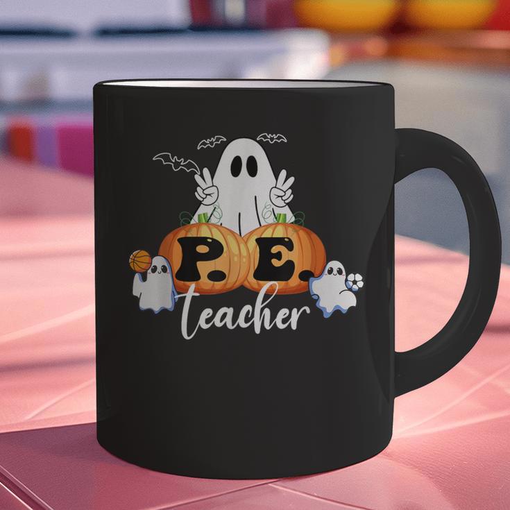 Halloween PE Teacher Ghosts Pumpkins Sports Lover Graphic Print Coffee Mug, Pe Teacher Mugs, gift for family, gift for coworker Halloween PE Teacher Ghosts Pumpkins Sports Lover Graphic Print Coffee Mug, Pe Teacher Mugs, gift for family, gift for coworker