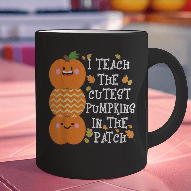 Halloween Teacher Shirt I Teach The Cutest Pumpkins In Patch Men Women Kids Graphic Print Coffee Mug, gift for family, gift for coworker