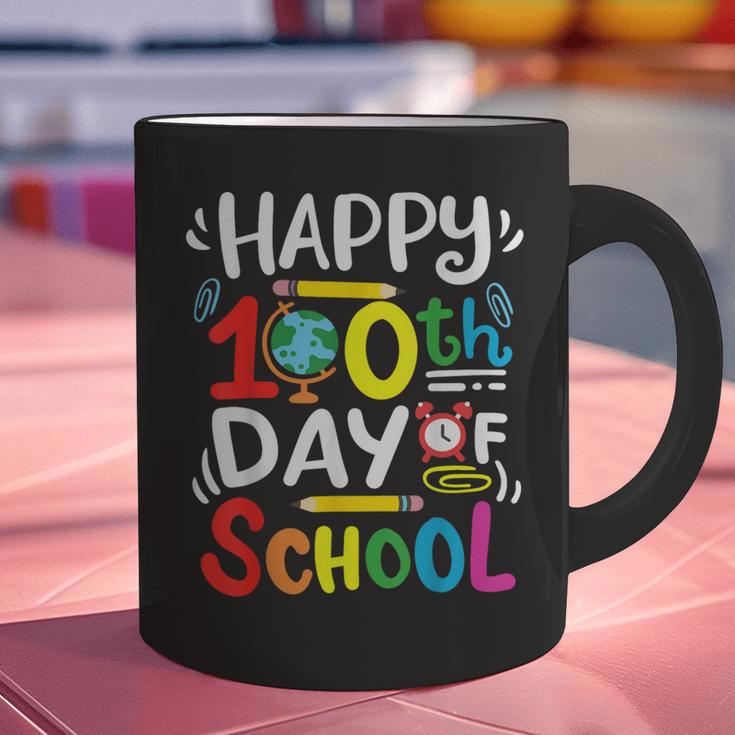 Happy 100th Day Of School 100 Days Of School Teacher Student Graphic Print Coffee Mug, gift for family, gift for coworker