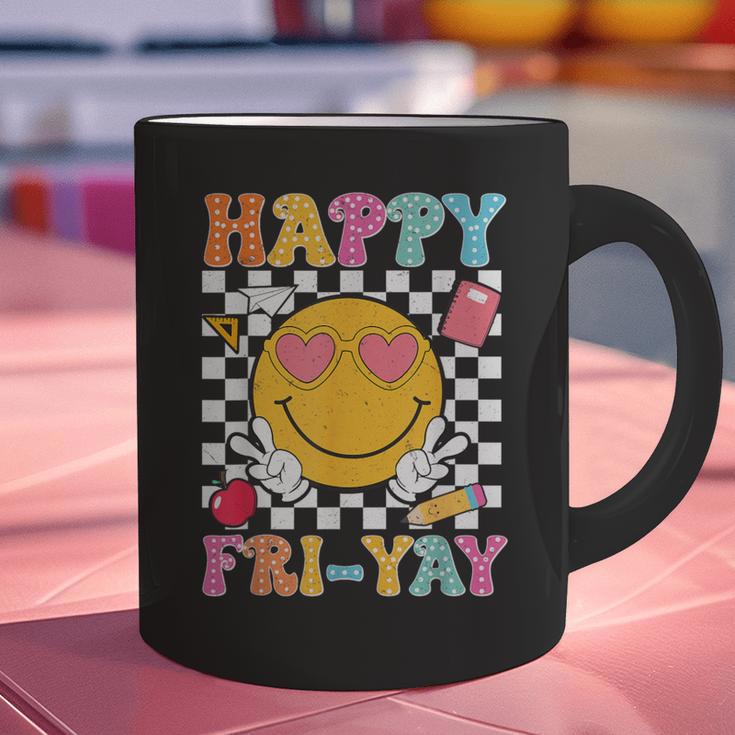 Happy Fri-Yay Groovy Teacher Friday Weekend Fri Yay Graphic Print Coffee Mug, Groovy Teacher Mugs, gift for family, gift for coworker Happy Fri-Yay Groovy Teacher Friday Weekend Fri Yay Graphic Print Coffee Mug, Groovy Teacher Mugs, gift for family, gift for coworker