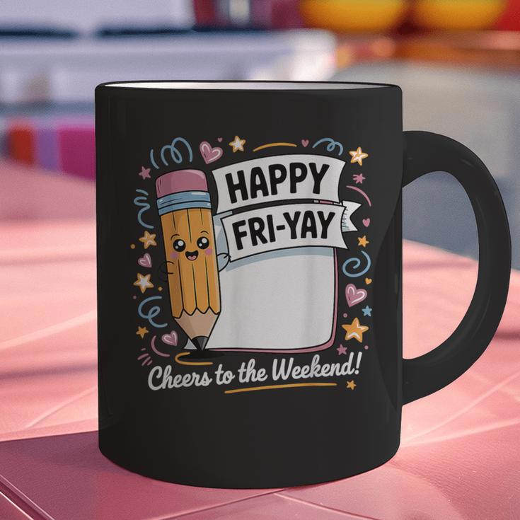 Happy Fri-Yay Teacher Fry Yay Friday Weekend Graphic Print Coffee Mug, gift for family, gift for coworker Happy Fri-Yay Teacher Fry Yay Friday Weekend Graphic Print Coffee Mug, gift for family, gift for coworker