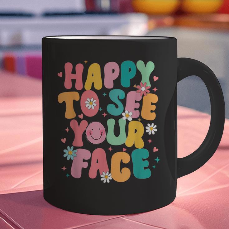 Happy To See Your Face Teacher Disco Ball Back To School Graphic Print Coffee Mug, gift for family, gift for coworker Happy To See Your Face Teacher Disco Ball Back To School Graphic Print Coffee Mug, gift for family, gift for coworker