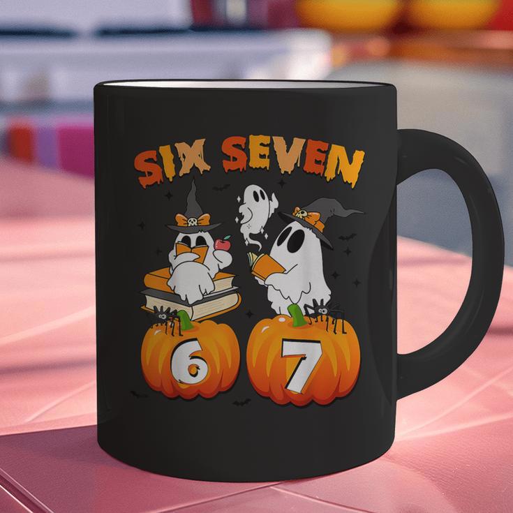 Haunted By 67 Boo Ghost Pumpkin Halloween Teacher Graphic Print Coffee Mug, gift for family, gift for coworker Haunted By 67 Boo Ghost Pumpkin Halloween Teacher Graphic Print Coffee Mug, gift for family, gift for coworker