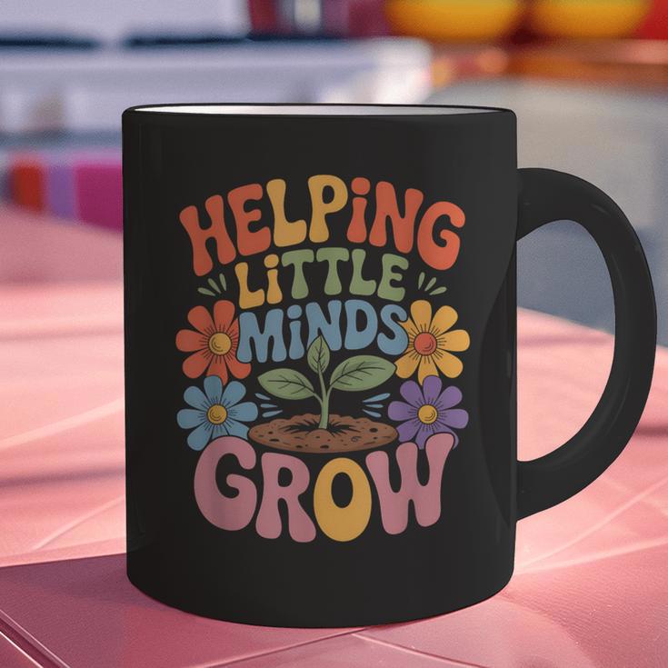 Helping Little Minds Grow Teacher First Day Back To School Graphic Print Coffee Mug, gift for family, gift for coworker Helping Little Minds Grow Teacher First Day Back To School Graphic Print Coffee Mug, gift for family, gift for coworker