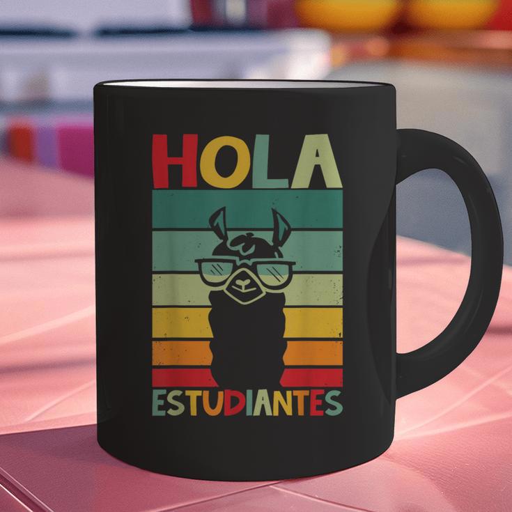 Hola Estudiantes Spanish Teacher Back To School 2025 Graphic Print Coffee Mug, gift for family, gift for coworker Hola Estudiantes Spanish Teacher Back To School 2025 Graphic Print Coffee Mug, gift for family, gift for coworker