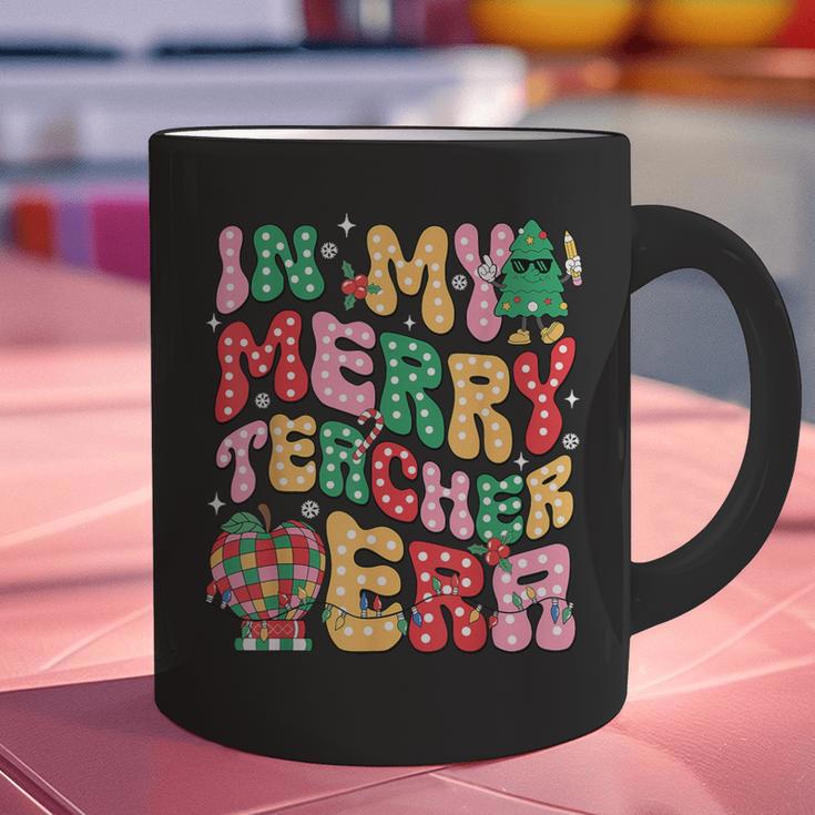 In My Holly Xmas Jolly Teacher Era Teacher Vibes Christmas Graphic Print Coffee Mug, gift for family, gift for coworker In My Holly Xmas Jolly Teacher Era Teacher Vibes Christmas Graphic Print Coffee Mug, gift for family, gift for coworker