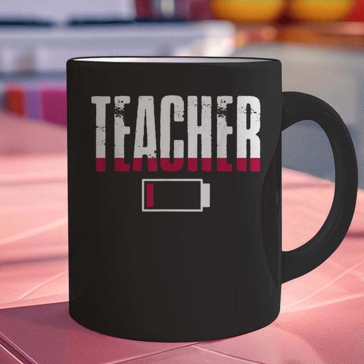 Humor Teacher Empty Battery Power Men Women Graphic Print Coffee Mug, gift for family, gift for coworker Humor Teacher Empty Battery Power Men Women Graphic Print Coffee Mug, gift for family, gift for coworker