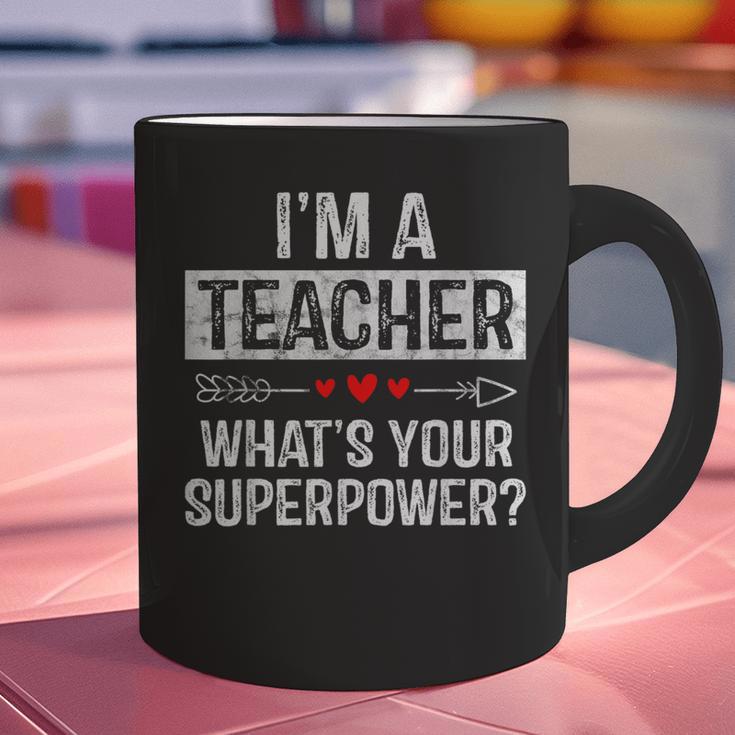 I'm A Teacher What's Your Superpower Graphic Print Coffee Mug, gift for family, gift for coworker I'm A Teacher What's Your Superpower Graphic Print Coffee Mug, gift for family, gift for coworker