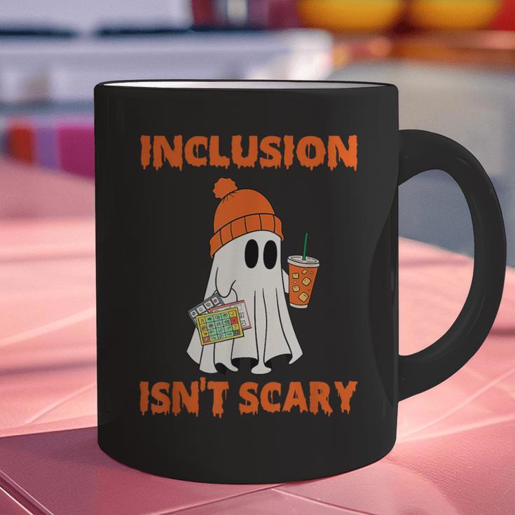 Inclusion Isn't Scary Shirt Halloween SLP Sped Teacher Graphic Print Coffee Mug, gift for family, gift for coworker