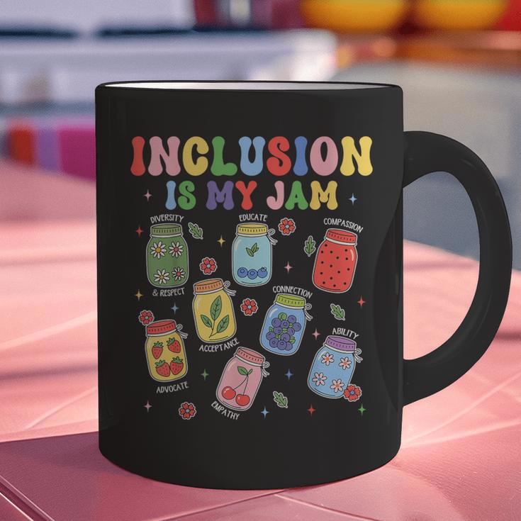 Inclusion Is My Jam SPED Teacher Special Education Life Graphic Print Coffee Mug, gift for family, gift for coworker