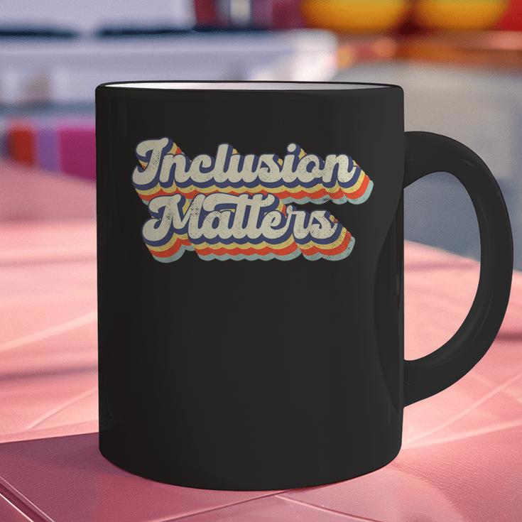 Inclusion Matters Special Education Sped Teacher Vintage Graphic Print Coffee Mug, gift for family, gift for coworker