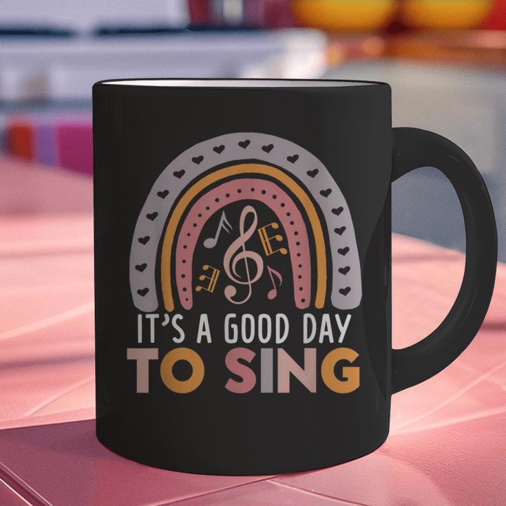 It's A Good Day To Sing Back To School Music Teacher Graphic Print Coffee Mug, gift for family, gift for coworker