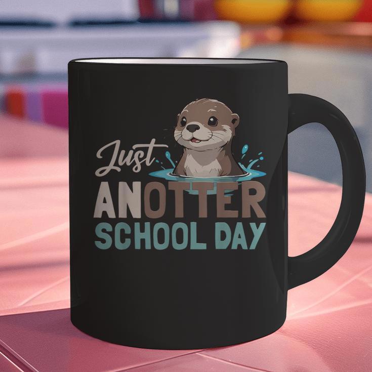 Just Anotter School Day Cute Otter Lover Teacher Student Graphic Print Coffee Mug, gift for family, gift for coworker