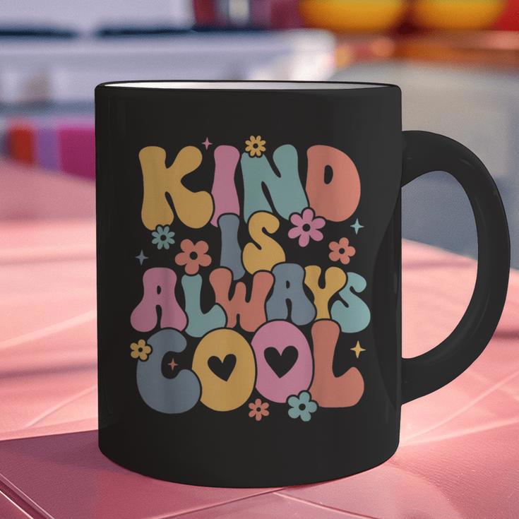 Kind Is Always Cool Groovy Teacher Be Kind Kindness Matters Graphic Print Coffee Mug, Groovy Teacher Mugs, gift for family, gift for coworker Kind Is Always Cool Groovy Teacher Be Kind Kindness Matters Graphic Print Coffee Mug, Groovy Teacher Mugs, gift for family, gift for coworker