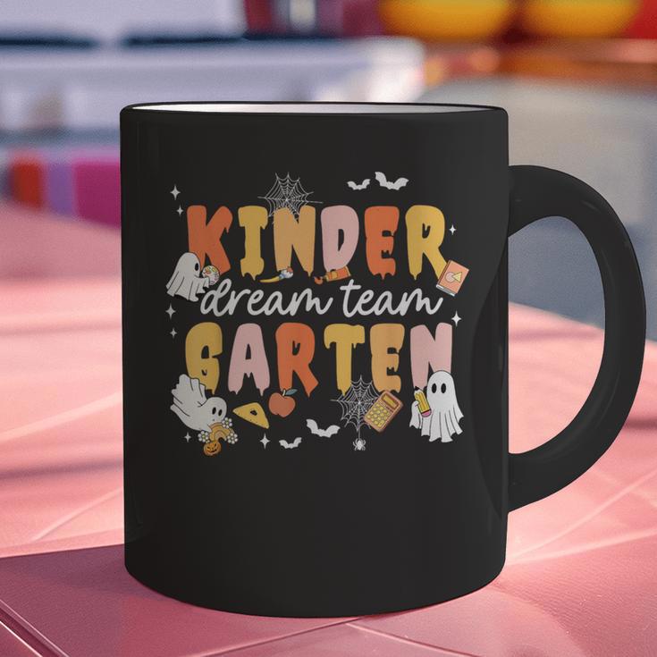 Kindergarten Dream Ghost Team Fall Halloween Spooky Teachers Graphic Print Coffee Mug, gift for family, gift for coworker Kindergarten Dream Ghost Team Fall Halloween Spooky Teachers Graphic Print Coffee Mug, gift for family, gift for coworker