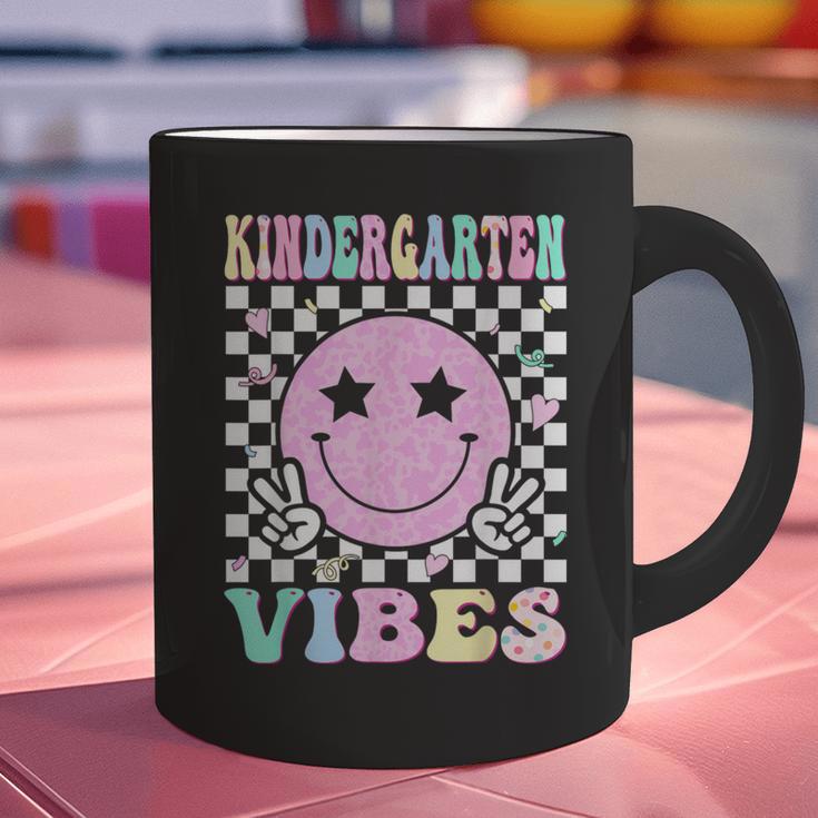 Kindergarten Vibes First Day Of School Kindergarten Teacher Graphic Print Coffee Mug, gift for family, gift for coworker Kindergarten Vibes First Day Of School Kindergarten Teacher Graphic Print Coffee Mug, gift for family, gift for coworker