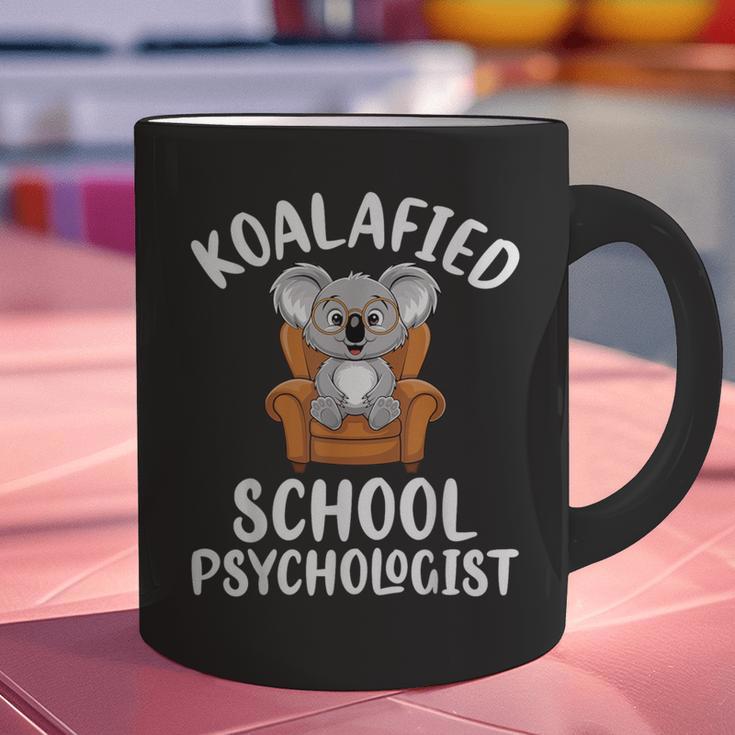 Koalafied School Psychologist Koala Lover Psychology Teacher Graphic Print Coffee Mug, gift for family, gift for coworker