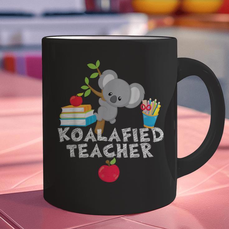 Koalafied Teacher Proud School Teacher Koala Cute T-Shirt Graphic Print Coffee Mug, gift for family, gift for coworker