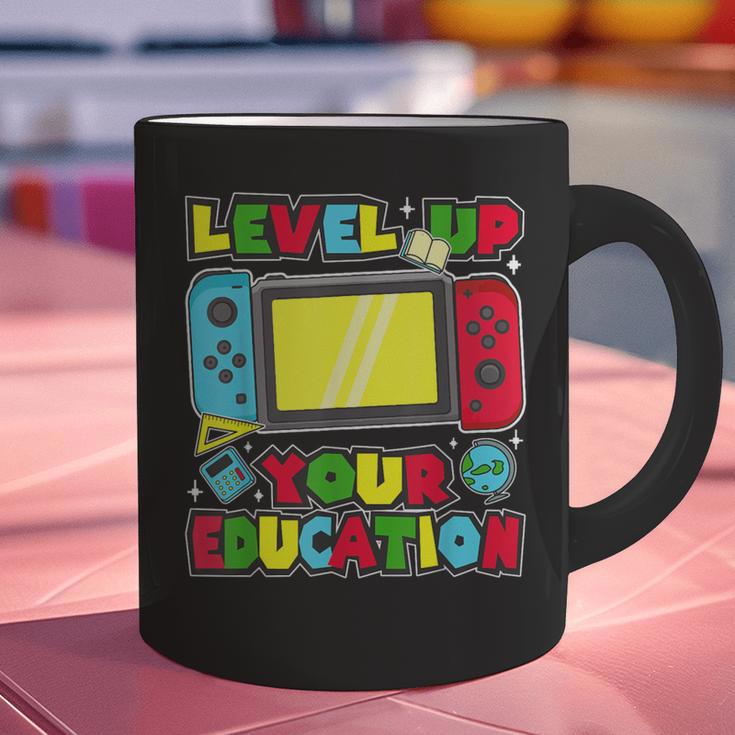 Level Up Your Education Gaming Inspired Teacher Gamers Graphic Print Coffee Mug, gift for family, gift for coworker Level Up Your Education Gaming Inspired Teacher Gamers Graphic Print Coffee Mug, gift for family, gift for coworker
