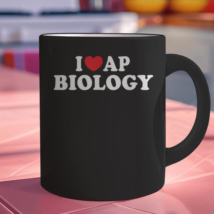 I Love AP Biology I Heart AP Biology Teachers Students For Men Women Kids Graphic Print Coffee Mug, gift for family, gift for coworker