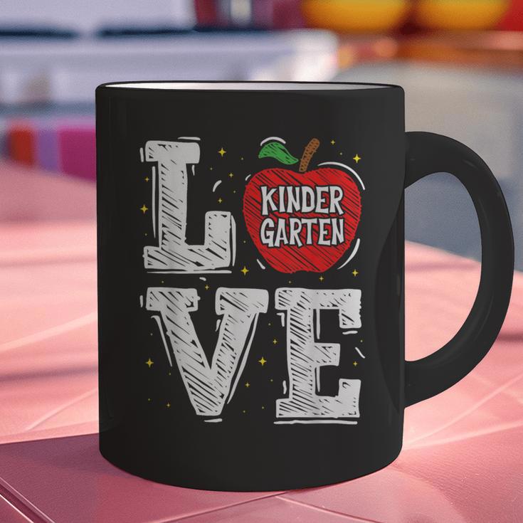 LOVE Kindergarten Teacher Student School Apple Graphic Print Coffee Mug, gift for family, gift for coworker LOVE Kindergarten Teacher Student School Apple Graphic Print Coffee Mug, gift for family, gift for coworker