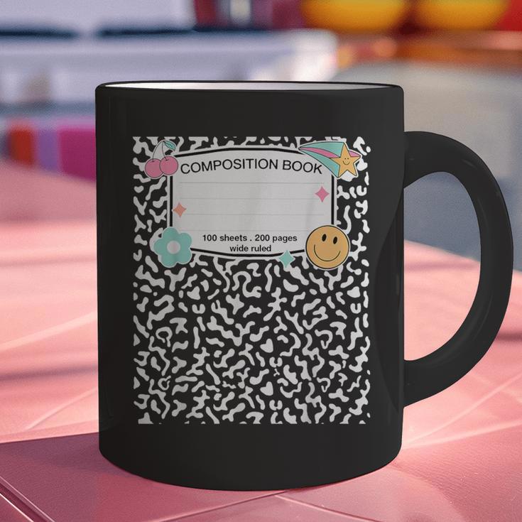 Matching Group Halloween Teacher Composition Book Notebook Graphic Print Coffee Mug, gift for family, gift for coworker