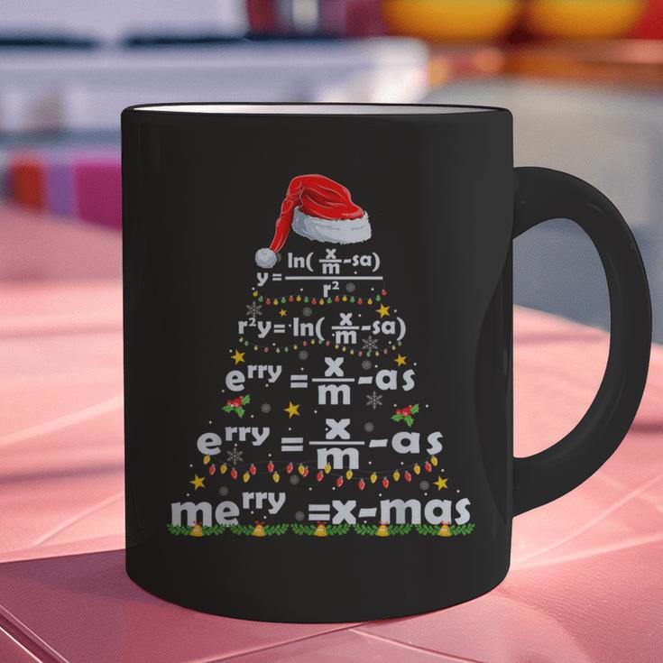 Math Equation Merry X-Mas Math Teacher Christmas Humor Men Women Kids Graphic Print Coffee Mug, gift for family, gift for coworker